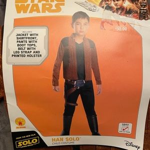 Star Wars Han solo small child (4-6) costume